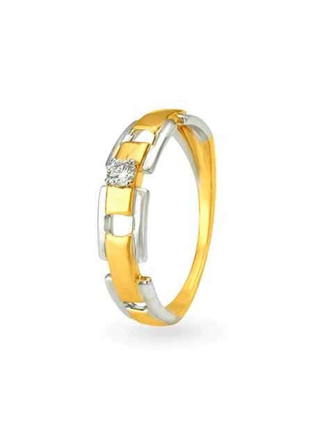 18KT Gold and Diamond Finger Ring